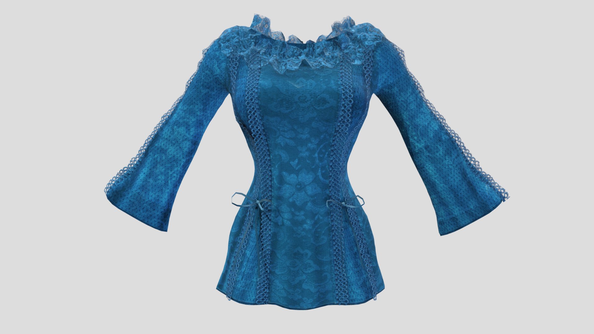Greenwood Lace Female Tunic Dress