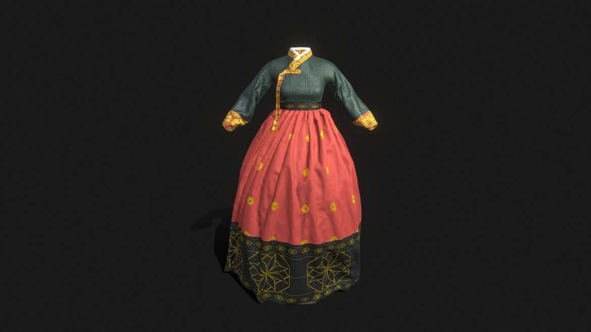 hanbok 3d model