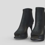 Hollow Out Peeptoe Female High Heel Boots