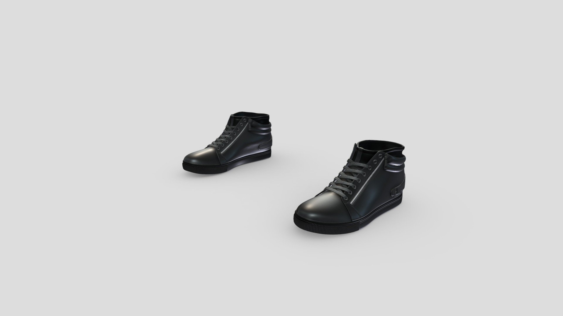 Lace Up High Top Flat Ankle Sports Boots