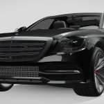 mercedes benz s 400 d lang 4matic v222 2018 3d model