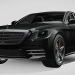 mercedes benz s 560 lang amg line v222 2018 3d model
