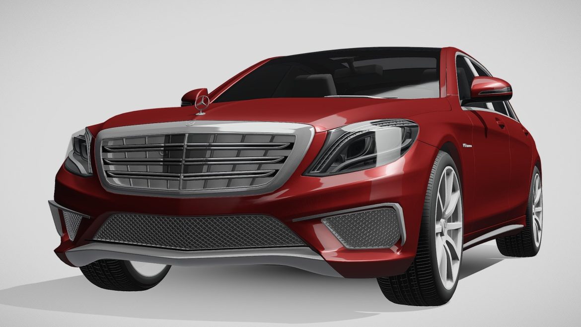 mercedes benz s 65 amg w222 2014 3d model