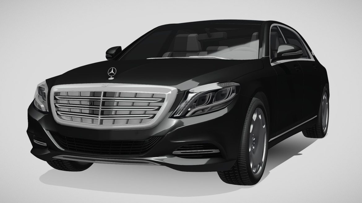 mercedes maybach s 400 x222 2015 3d model