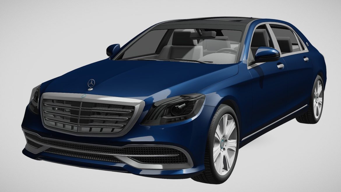 mercedes maybach s 650 guard x222 2018 3d model