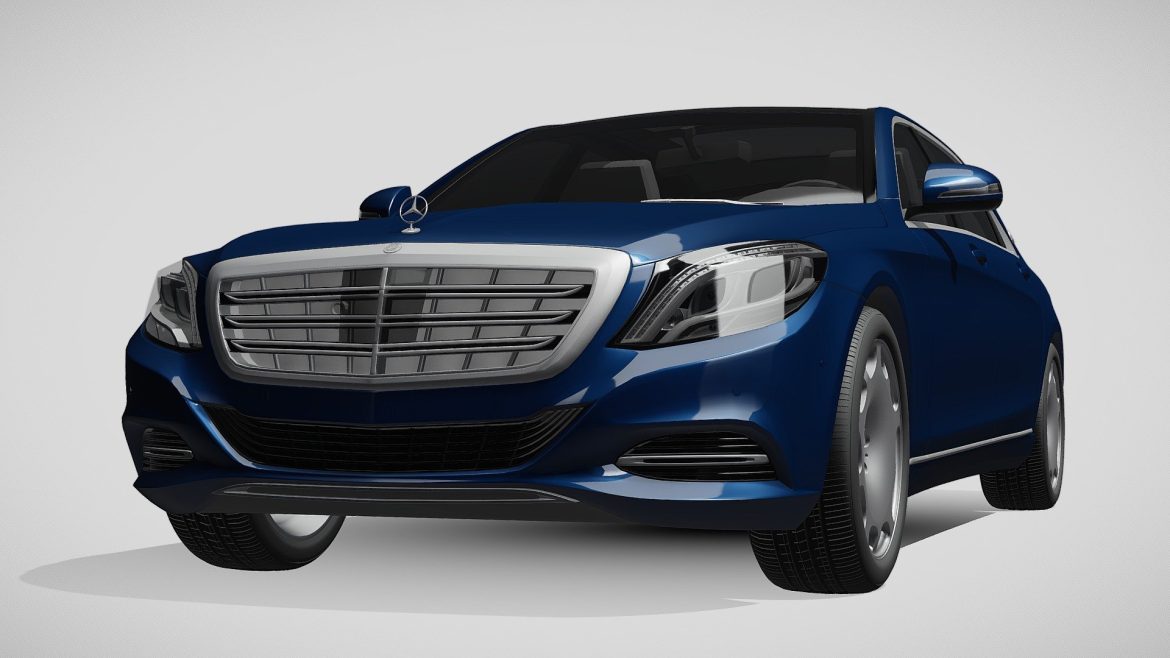mercedes maybach s500 x222 2015 3d model
