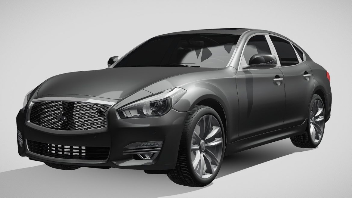 mitsubishi proudia by51 2016 3d model