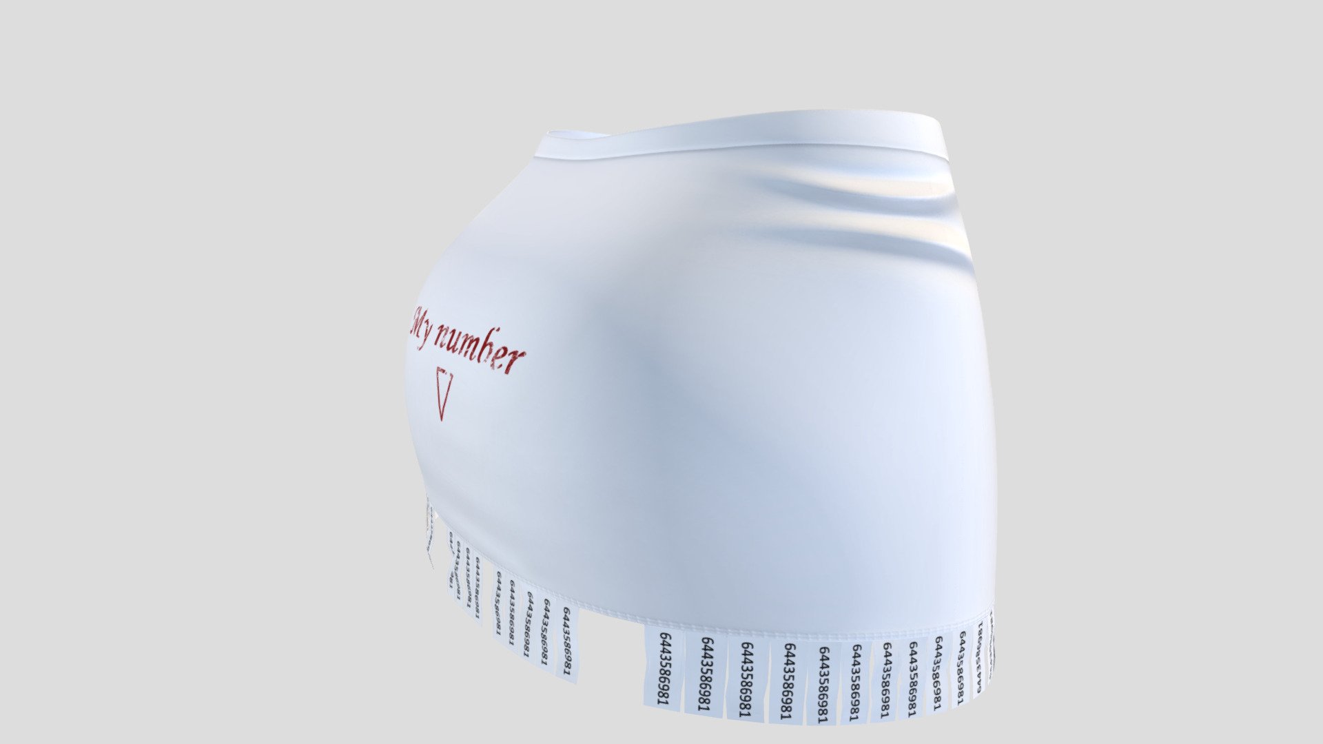 My Number Mini Skirt