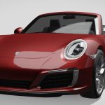 porsche 911 carrera s cabriolet 991 2016 3d model