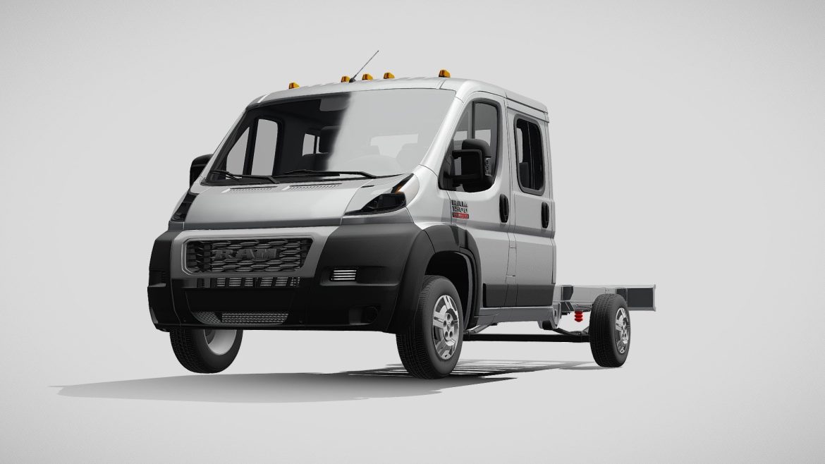 ram promaster chassis crew cab 4035xl wb 2020 3d model
