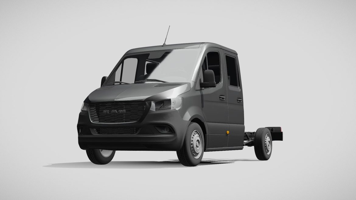 ram sprinter chassis crew cab l2 rwd 2019 3d model