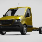 ram sprinter chassis single cab l2 fwd 2019 3d model