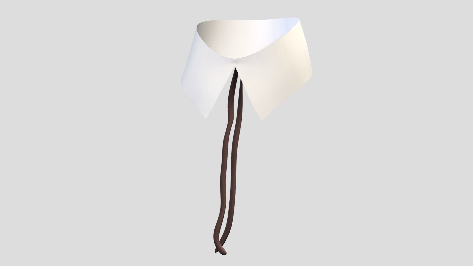 Western Collar With Drawstrings Tie
