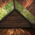 Wooden Triangle Sky Room