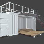20ft Stage Container-animation