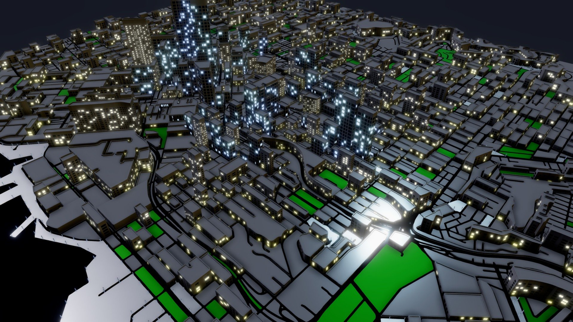 3D City Graphic 1