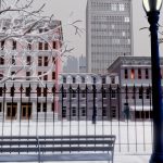 3d street day snow 3d model