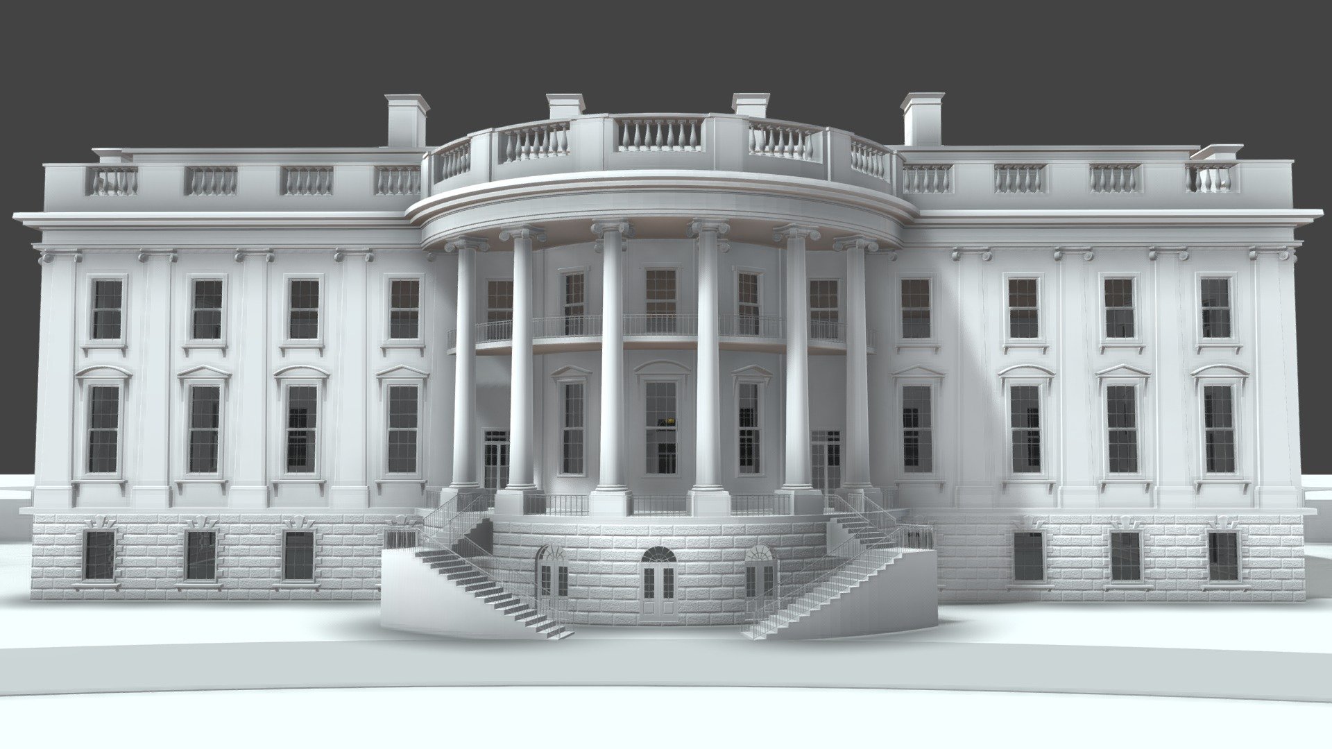 3D White House