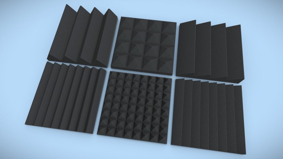 acoustic foam 3d model