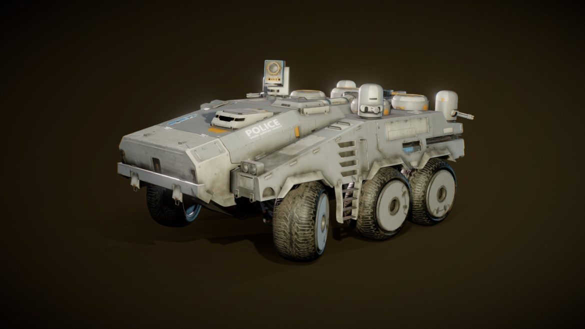 armored vehicle 3d model