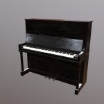 Black piano