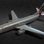 boeing 737 400 emirates 3d model