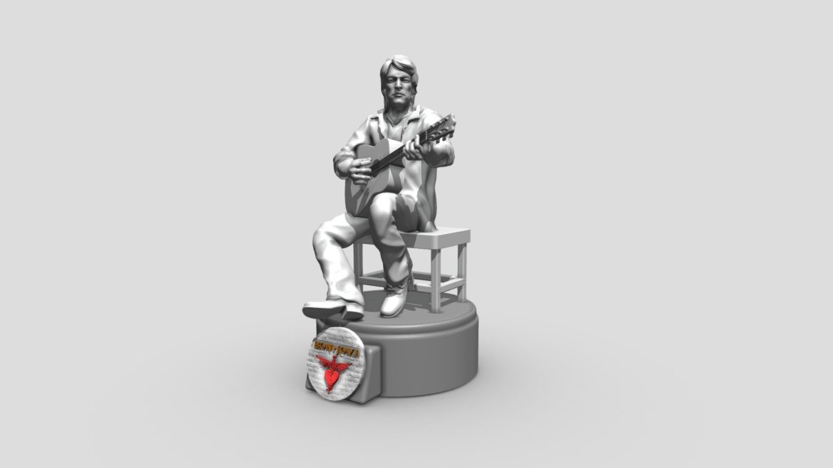 bon jovi unplugged 3d printing 3d model