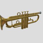Brass Trumpet Musical Instrument