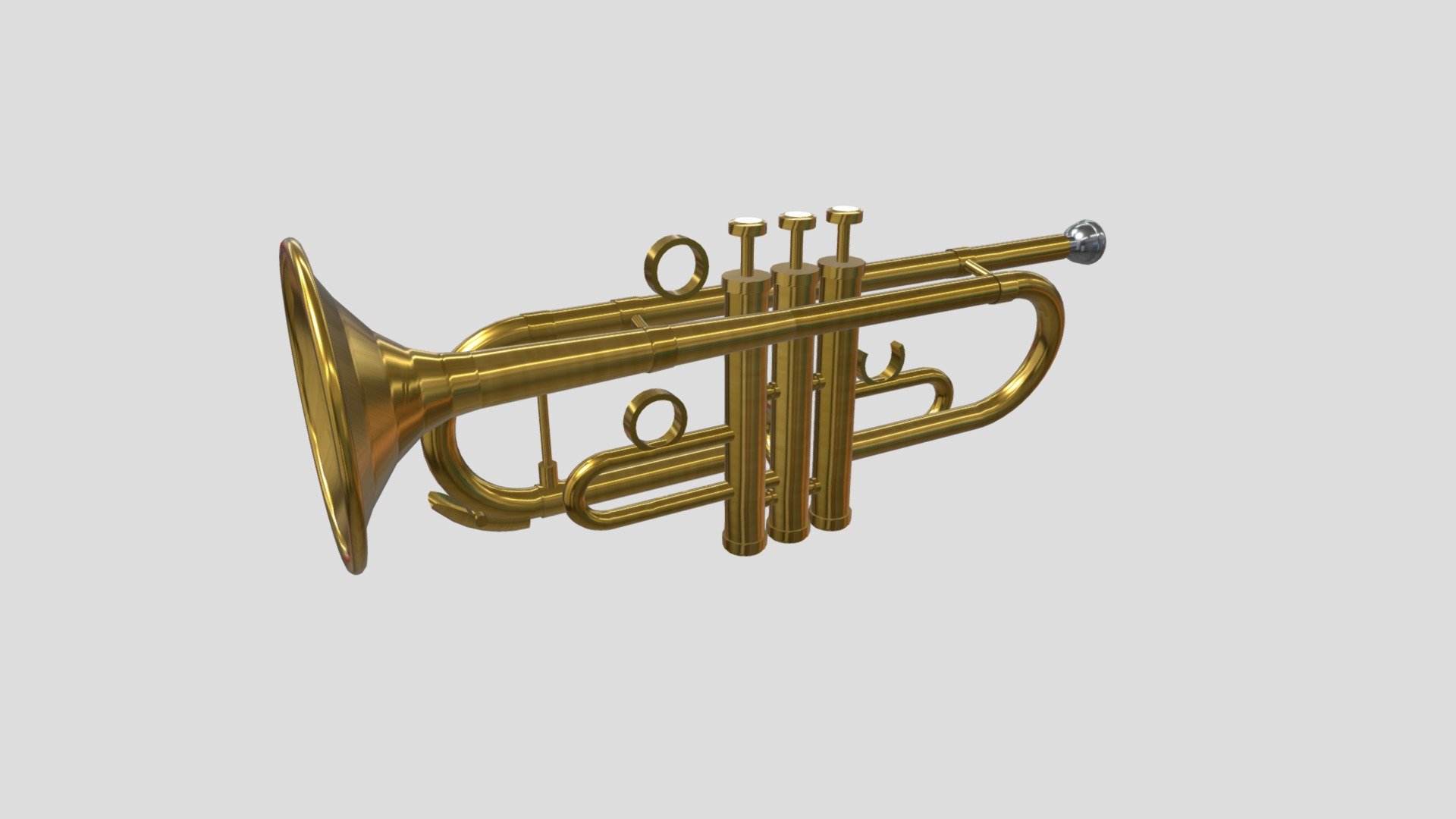 Brass Trumpet Musical Instrument