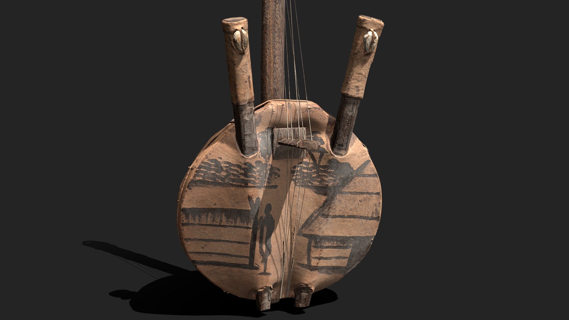 Broken African Guitar