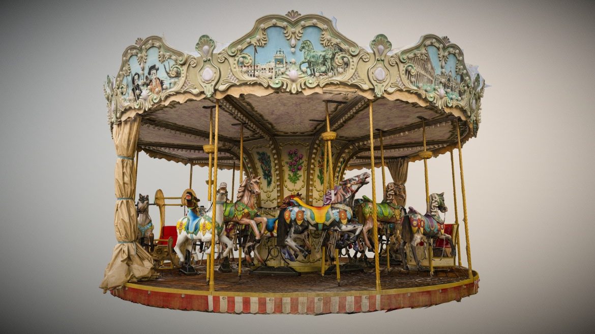 carousel photogrammetry scan 3d model