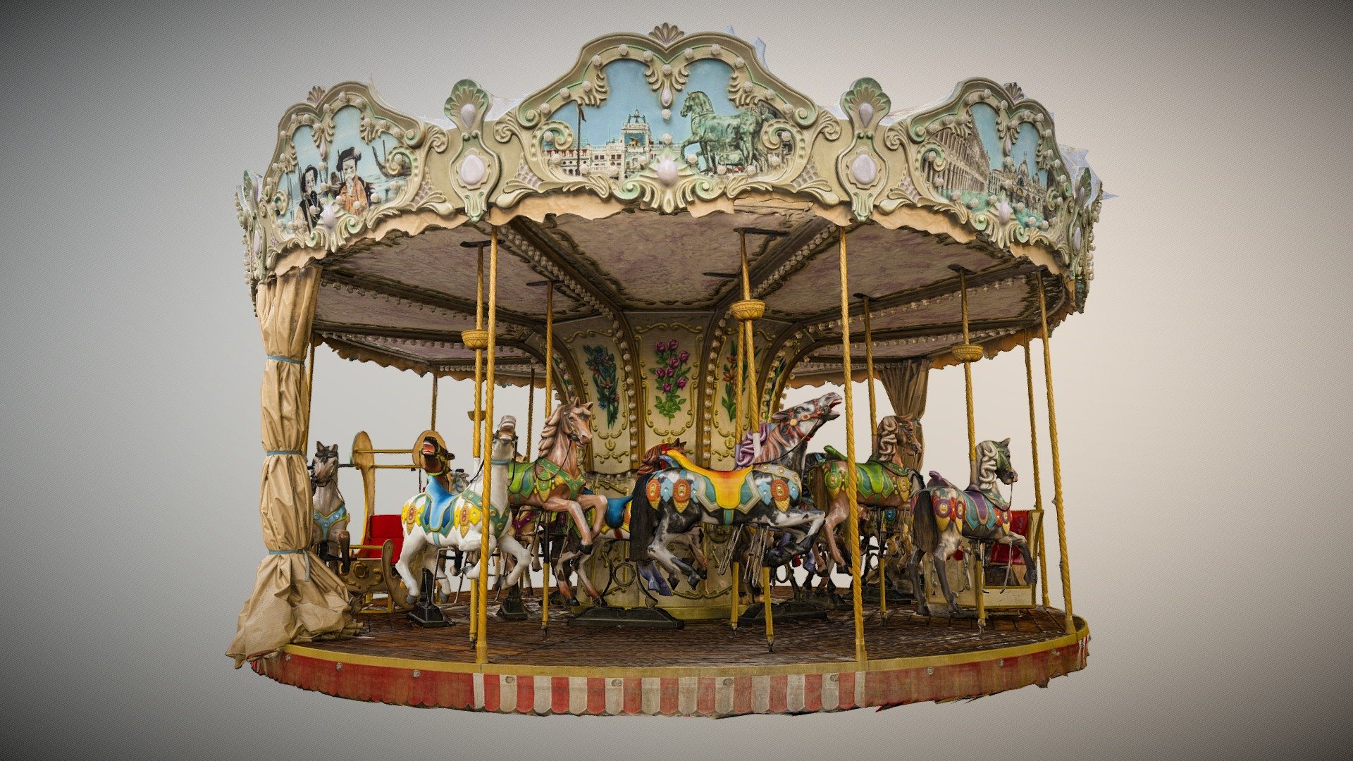 carousel photogrammetry scan