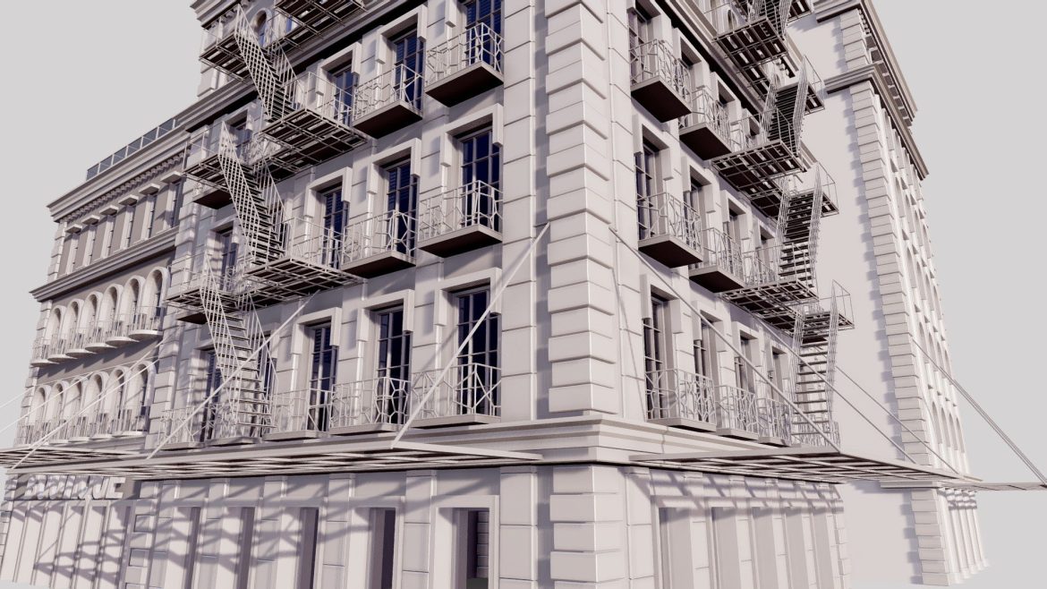 commercial building 102 3d model