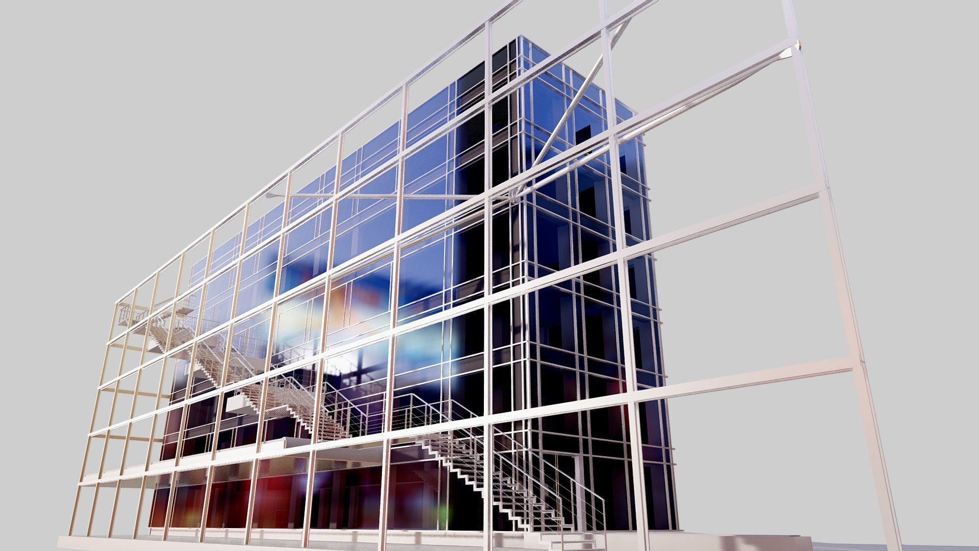 Commercial Building Facade 08