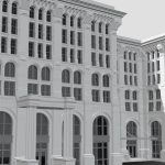 commercial building facade 21 fbx 3d model