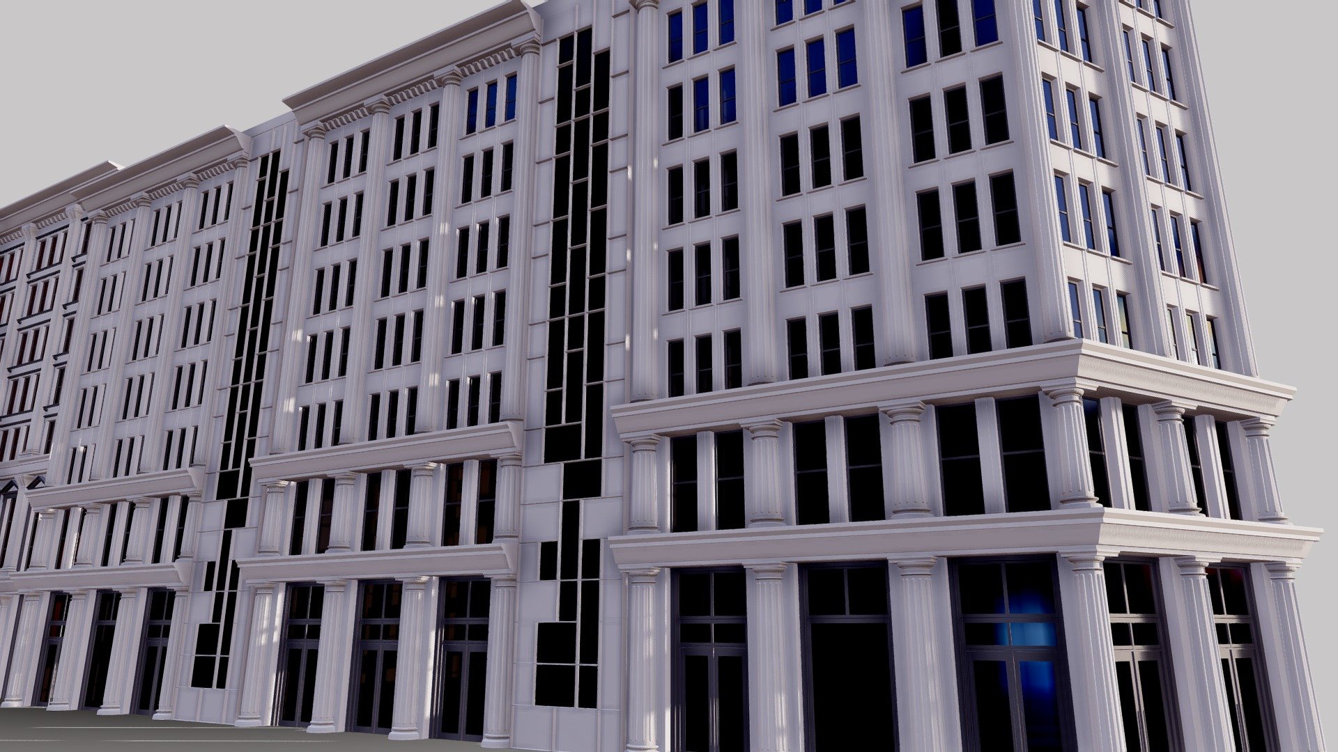 Commercial Building Facade 22