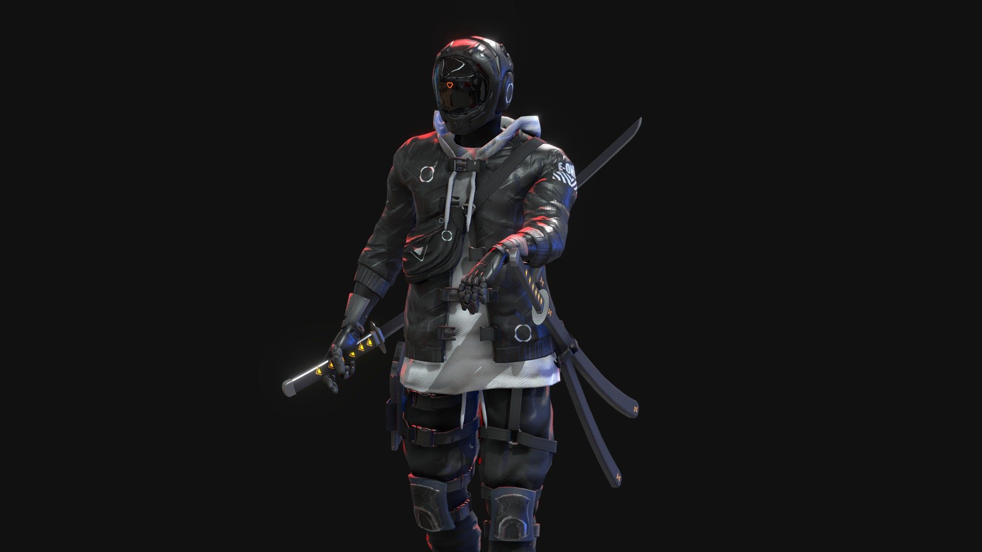 Cyberpunk Azura Robot