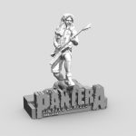 dimebag darrell pantera 3dprinting 3d model
