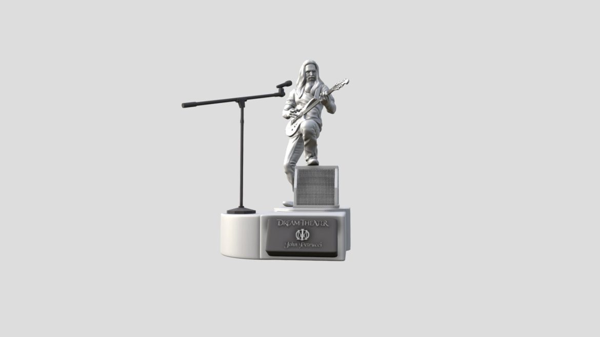 dream theater john petrucci 3dprinting 3d model
