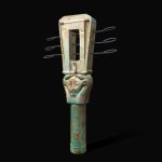 egyptian sistrum 3d model by blender