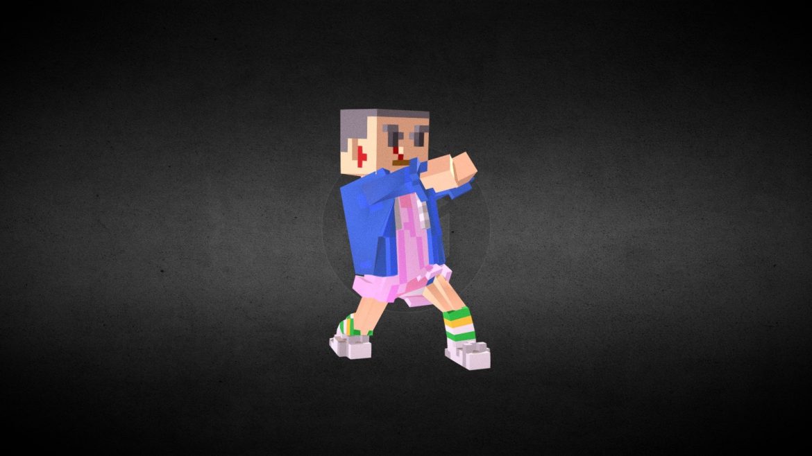 eleven using force voxel 3d model