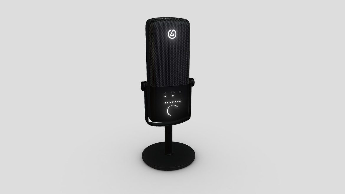 elgato wave1 3d model