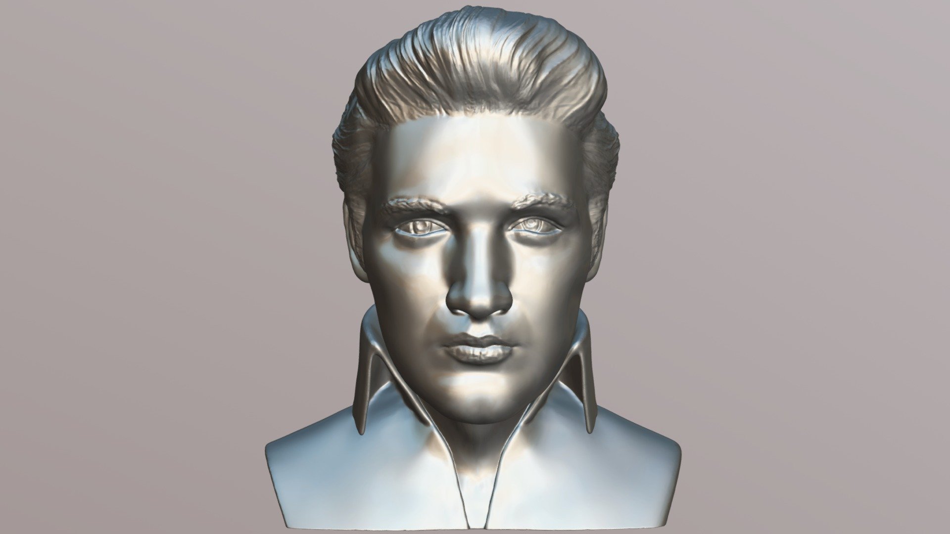 Elvis Presley bust for 3D printing