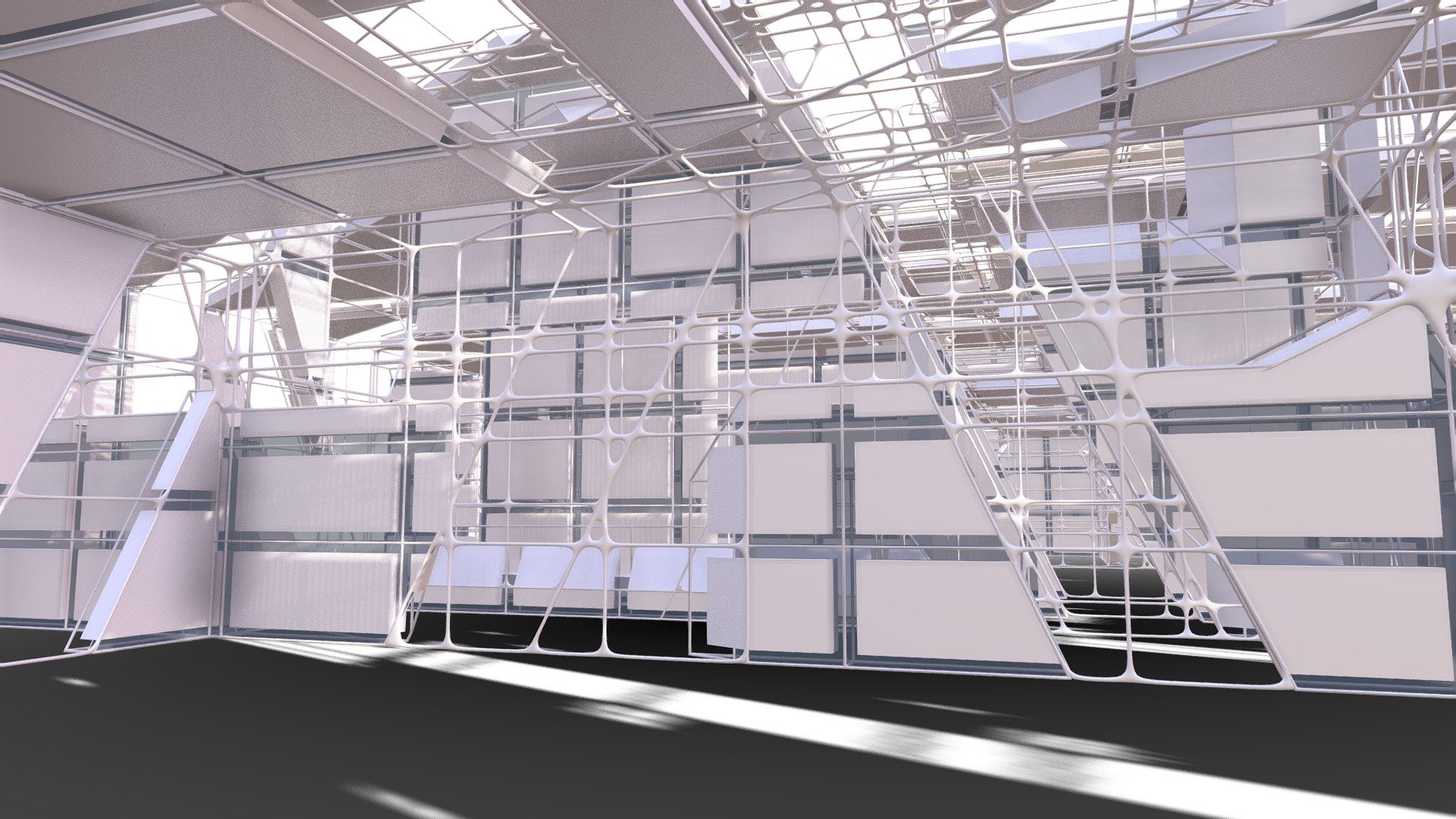 Futuristic Architectural Interior 16