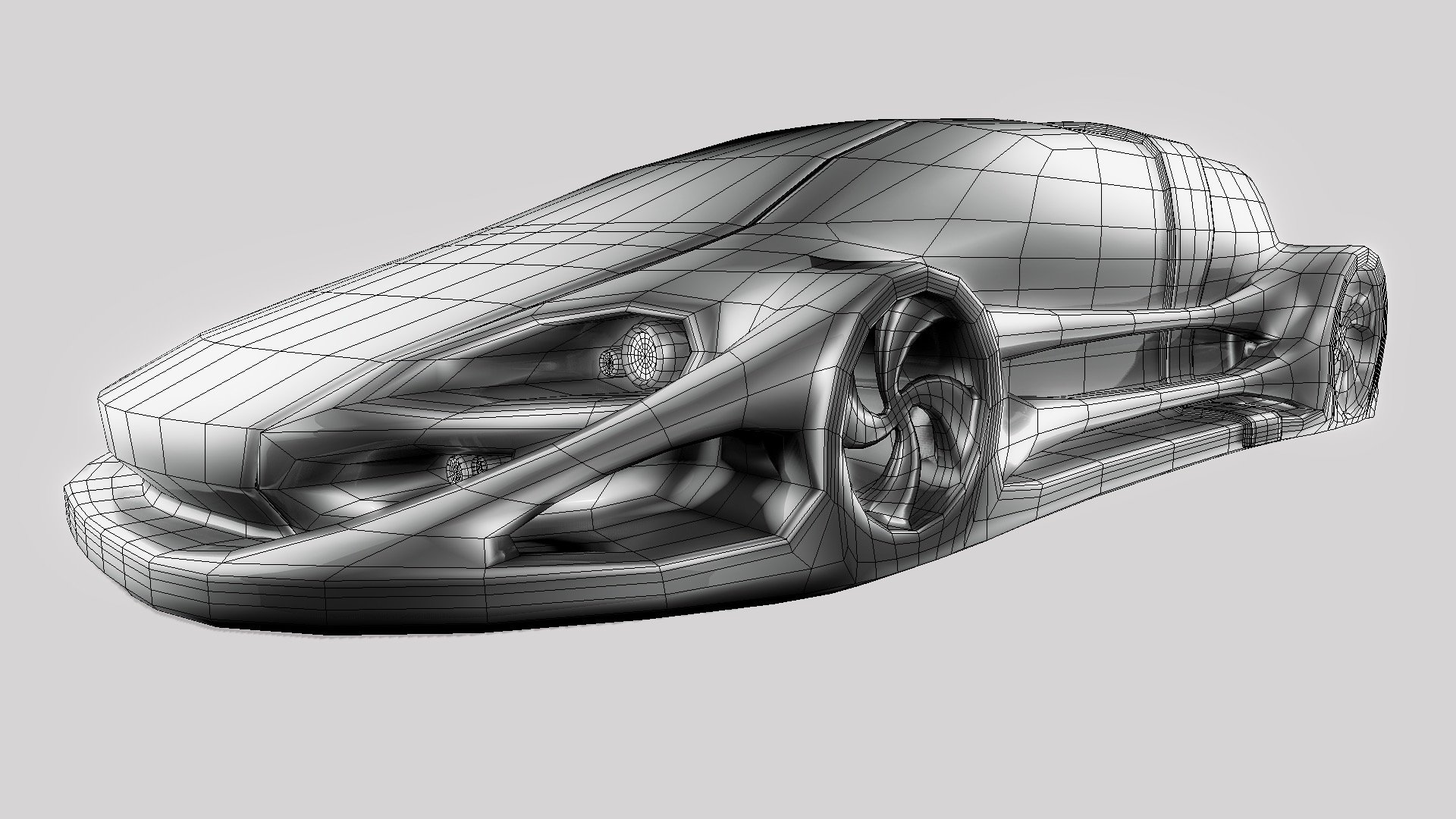 Futuristic Car HD 08