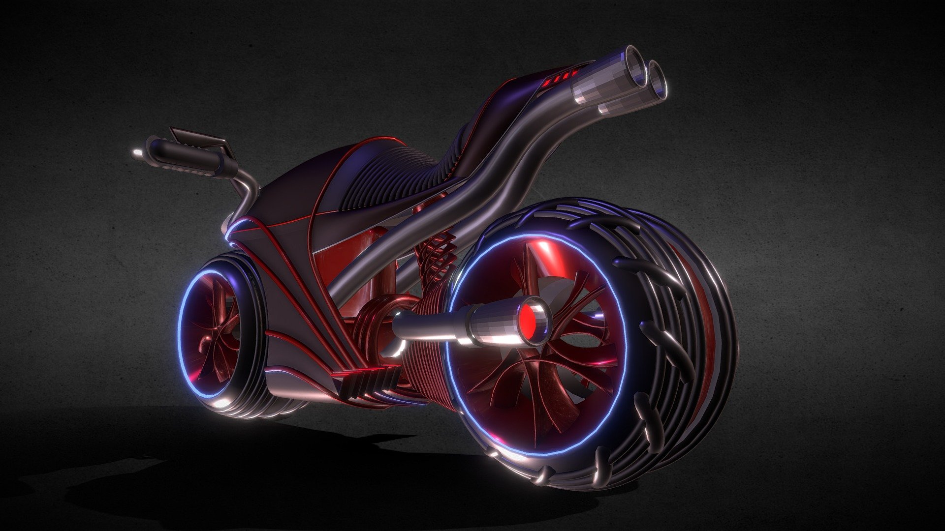 Futuristic Motor Bike