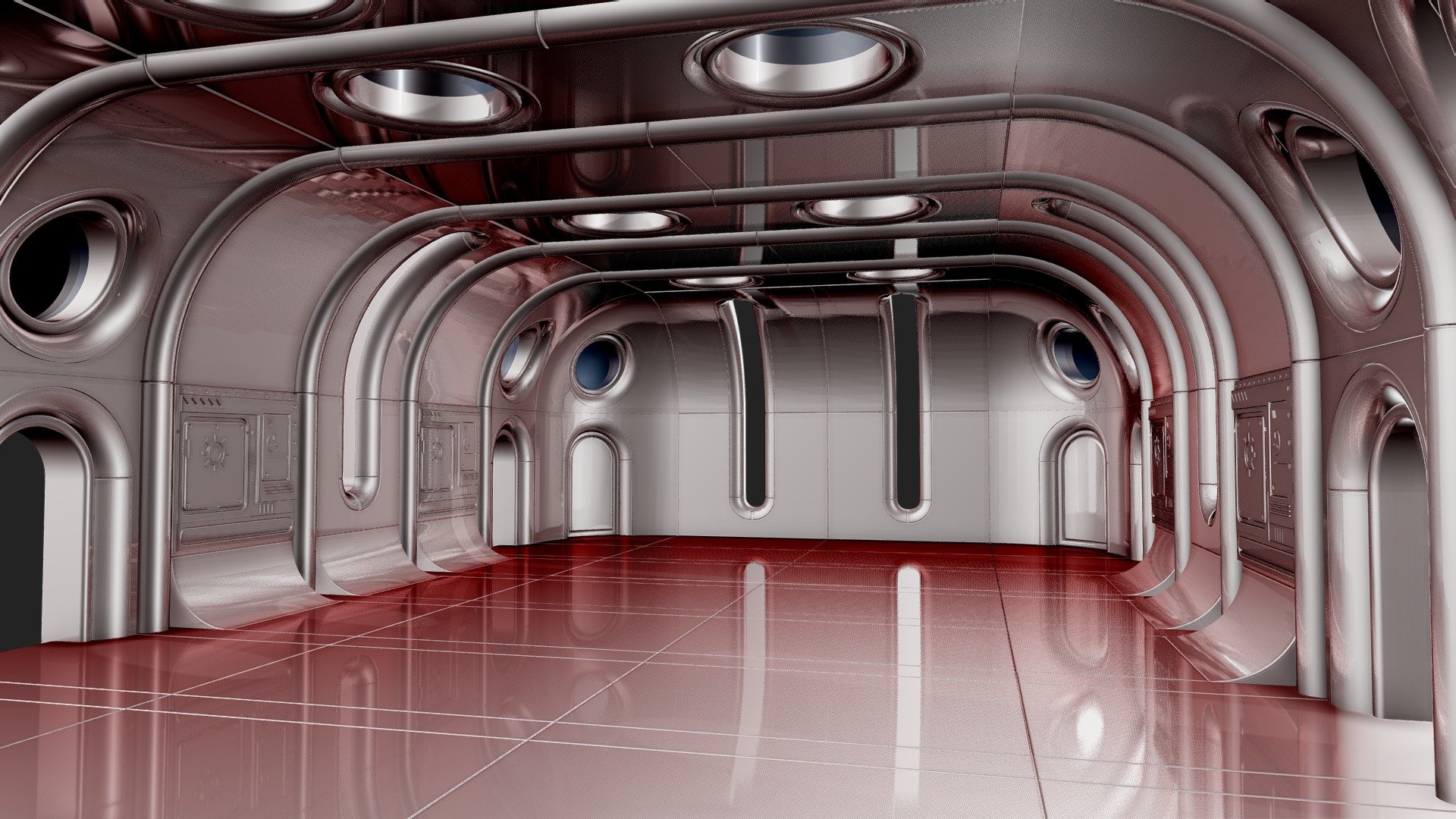 Futuristic Tunnel 326