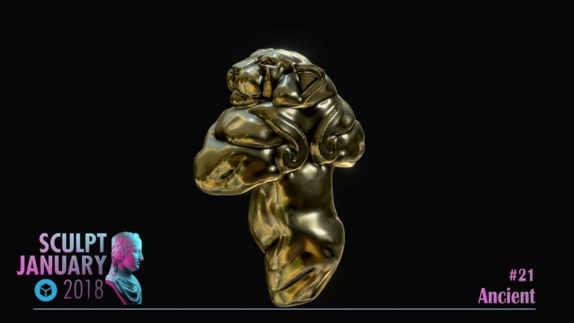 guennol lioness 3d model