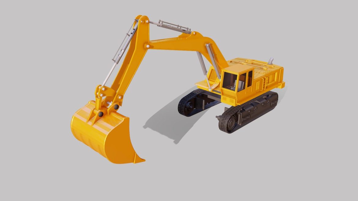 hd digger 3d model