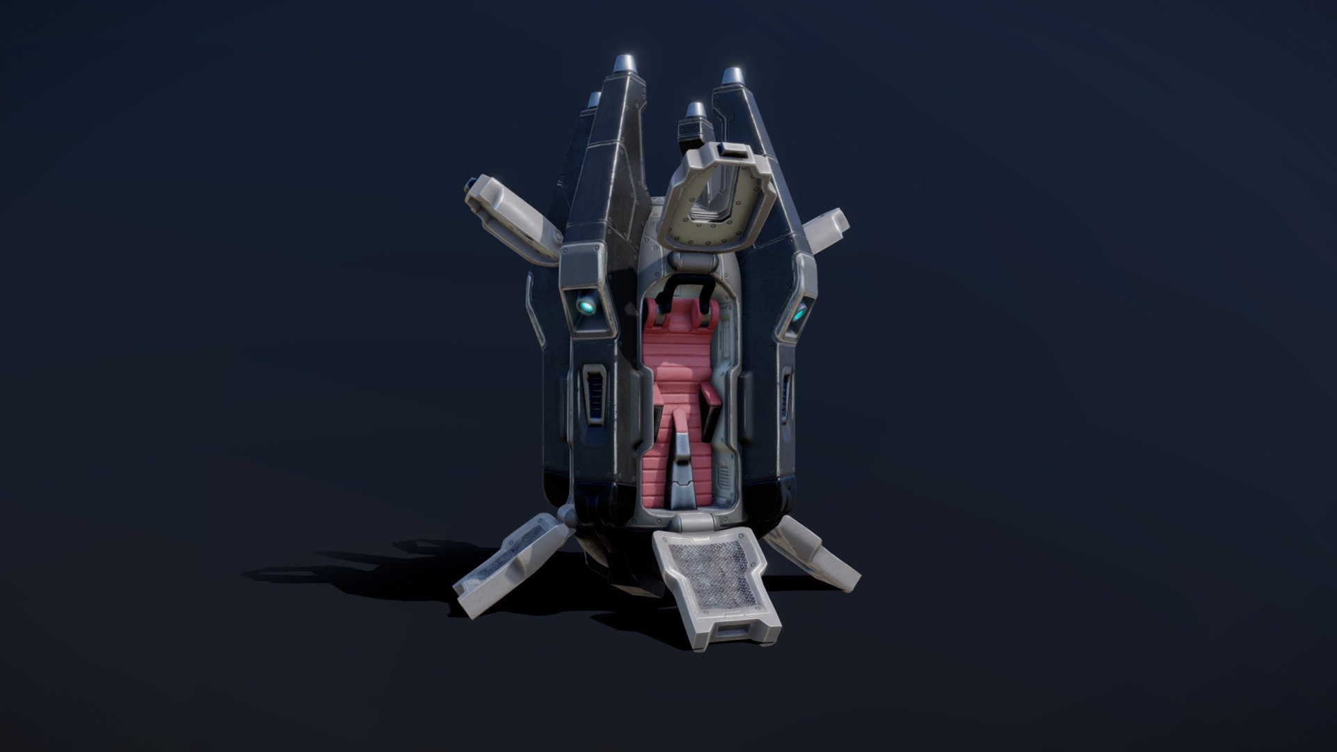 LANDING POD ANIMATIONS